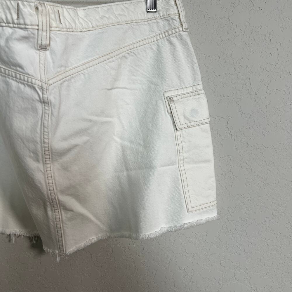 Abercrombie & Fitch Women's Cream Mini Cargo Skirt Size 34 NEW - Picture 7 of 8